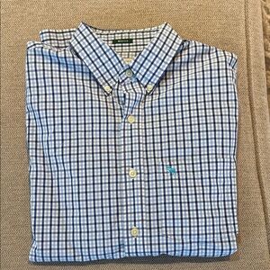 Abercrombie & Fitch Blue and White Checkered Shirt